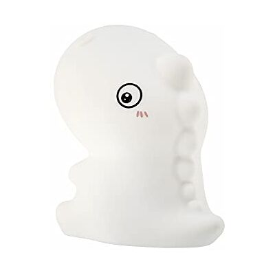 Pauleen 48236 Night Dino nachtlampje voor kinderen met led-batterij en kleurverandering van BPA-vrije siliconen Pauleen 48236 Night Dino nachtlampje voor kinderen met led-batterij en kleurverandering van BPA-vrije siliconen