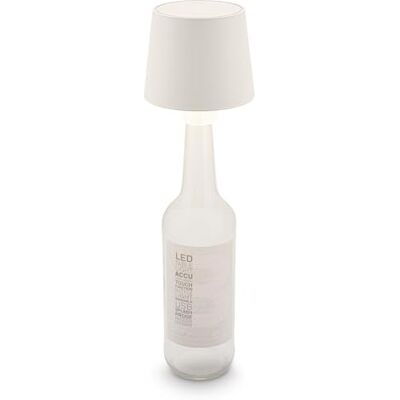 Briloner Draadloze tafellamp met aanraking, dimbaar, warm wit licht, oplaadbaar, flessenlamp, tafellamp voor buiten, bedlamp, 10,5 x 11,5 cm, wit Briloner Draadloze tafellamp met aanraking, dimbaar, warm wit licht, oplaadbaar, flessenlamp, tafellamp voor buiten, bedlamp, 10,5 x 11,5 cm, wit