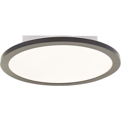 Lightbox Basic LED opbouwpaneel Ø 29 cm wandpaneel en plafondpaneel met zwart en neutraal wit frame (4000 K) 1600 lm voor elke ruimte van aluminium/kunststof Lightbox Basic LED opbouwpaneel Ø 29 cm wandpaneel en plafondpaneel met zwart en neutraal wit frame (4000 K) 1600 lm voor elke ruimte van aluminium/kunststof