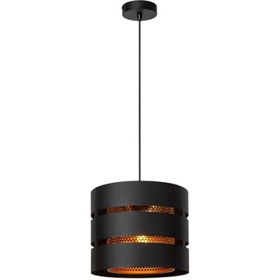 LUCIDE Rosas Hanglamp, Ø 26 cm, 1 x E27, zwart LUCIDE Rosas Hanglamp, Ø 26 cm, 1 x E27, zwart