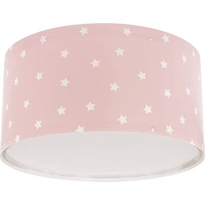 Dalber Plafondlamp Star Light roze sterren, kroonluchter slaapkamer; kinderen, plafondlamp, 82216S, E27 Dalber Plafondlamp Star Light roze sterren, kroonluchter slaapkamer; kinderen, plafondlamp, 82216S, E27