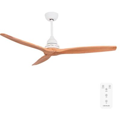 Cecotec EnergySilence Aero 590 Plafondventilator met afstandsbediening en timer, 70 W, energiebesparend, 3 vleugels, diameter van 132 cm, koperen motor, 3 snelheden, beuken Cecotec EnergySilence Aero 590 Plafondventilator met afstandsbediening en timer, 70 W, energiebesparend, 3 vleugels, diameter van 132 cm, koperen motor, 3 snelheden, beuken