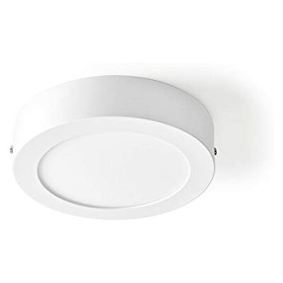 NEDIS WLAN-smart plafondlamp, rond, diameter van 17 cm, warmwit tot koudwit, 800 lm, 12 W, slank design, NEDIS WLAN-smart plafondlamp, rond, diameter van 17 cm, warmwit tot koudwit, 800 lm, 12 W, slank design,