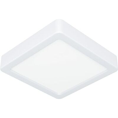 EGLO Fueva 6 led-plafondlamp, vierkante plafondlamp, opbouwlamp, badkamerverlichting kunststof wit, warm wit koud wit, IP44, 15 x 15 cm EGLO Fueva 6 led-plafondlamp, vierkante plafondlamp, opbouwlamp, badkamerverlichting kunststof wit, warm wit koud wit, IP44, 15 x 15 cm