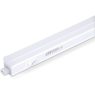Velamp Led-balk voor keuken, wasruimte en werkplaats, led-printplaat 8 W, lengte 576 mm, 640 lm, serieschakeling mogelijk, neutraal wit licht 4000 K Velamp Led-balk voor keuken, wasruimte en werkplaats, led-printplaat 8 W, lengte 576 mm, 640 lm, serieschakeling mogelijk, neutraal wit licht 4000 K