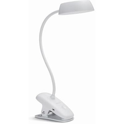 Philips LED tafellamp Donatclip, dimbaar, 3 W, 175 lm, wit Philips LED tafellamp Donatclip, dimbaar, 3 W, 175 lm, wit