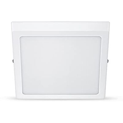 Philips Slim LED-plafondlamp, wit, vierkant, warmwit, 12 W, super slank design, energiezuchtig, geïntegreerde LED-lamp Philips Slim LED-plafondlamp, wit, vierkant, warmwit, 12 W, super slank design, energiezuchtig, geïntegreerde LED-lamp