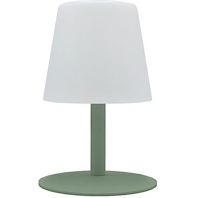 Lumisky Draadloze tafellamp stalen voet olijfgroen LED warm wit/wit dimbaar standaard mini olijf H25cm Lumisky Draadloze tafellamp stalen voet olijfgroen LED warm wit/wit dimbaar standaard mini olijf H25cm