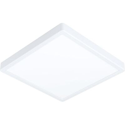 EGLO LED Fueva 5 Plafondlamp, 1 lichtpunt, moderne opbouwlamp van staal met een kunststof lichtoppervlak, plafondlamp in wit, led-opbouwlamp, lengte = breedte: 28,5 cm, neutraal wit EGLO LED Fueva 5 Plafondlamp, 1 lichtpunt, moderne opbouwlamp van staal met een kunststof lichtoppervlak, plafondlamp in wit, led-opbouwlamp, lengte = breedte: 28,5 cm, neutraal wit