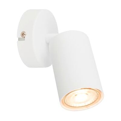 B.K.Licht EEK A led-wandlamp voor binnen, draaibaar, 3000 K warm wit, 2 W, 450 lumen, ca. 50.000 uur licht, leeslamp, woonkamerlamp, lamp, wandlamp, keukenlamp, 8 x 15,5 cm, wit B.K.Licht EEK A led-wandlamp voor binnen, draaibaar, 3000 K warm wit, 2 W, 450 lumen, ca. 50.000 uur licht, leeslamp, woonkamerlamp, lamp, wandlamp, keukenlamp, 8 x 15,5 cm, wit
