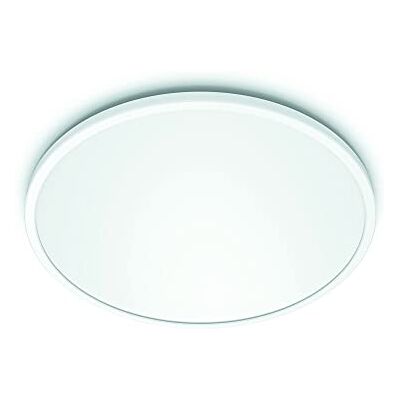 Philips Superslim Led-plafondlamp, wit, koelwit, 15 W, super slank design, dimbaar Philips Superslim Led-plafondlamp, wit, koelwit, 15 W, super slank design, dimbaar