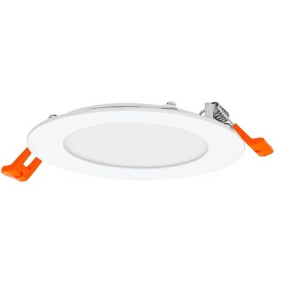 LEDVANCE LED SPOT INTEGRATED SLIM Ø 12 cm, inbouwspot voor binnen, 8 W, kleurtemperatuur 4000 K, 550 lumen, 240 V, plat en modern design, bevestigingsapparaat, wit LEDVANCE LED SPOT INTEGRATED SLIM Ø 12 cm, inbouwspot voor binnen, 8 W, kleurtemperatuur 4000 K, 550 lumen, 240 V, plat en modern design, bevestigingsapparaat, wit