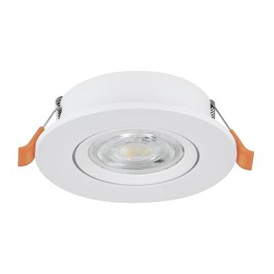 EGLO Barranco Led-inbouwspot, inbouwlamp met dip-schakelaar, inbouwlamp rond, kunststof wit, warm wit koud, GU10-lamp inbegrepen, diameter 9 cm EGLO Barranco Led-inbouwspot, inbouwlamp met dip-schakelaar, inbouwlamp rond, kunststof wit, warm wit koud, GU10-lamp inbegrepen, diameter 9 cm