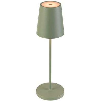 SLV Vinolina Two Draadloze led-tafellamp voor buiten, saliegroen SLV Vinolina Two Draadloze led-tafellamp voor buiten, saliegroen