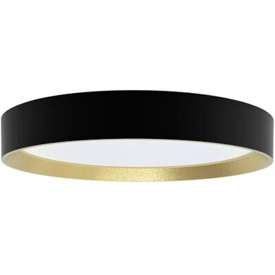 Philips Hanno plafondlamp SceneSwitch lichttechnologie 24W Warmwit licht Zwart met goud design Philips Hanno plafondlamp SceneSwitch lichttechnologie 24W Warmwit licht Zwart met goud design