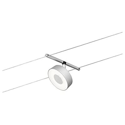 Paulmann LED Spot Touw, 400 lumen, 1 x 5 W, warmwit, verchroomd, mat, kunststof, verchroomd, metaal, 3000 K, 94476 Paulmann LED Spot Touw, 400 lumen, 1 x 5 W, warmwit, verchroomd, mat, kunststof, verchroomd, metaal, 3000 K, 94476