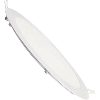 JANDEI Ronde led-inbouwspot, 18 W, 1500 lumen, extra plat 13 mm, montagegat Ø 200-205 mm, koud wit 6000 K, inclusief transformator JANDEI Ronde led-inbouwspot, 18 W, 1500 lumen, extra plat 13 mm, montagegat Ø 200-205 mm, koud wit 6000 K, inclusief transformator