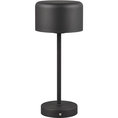 RL LIVE YOUR LIGHT Reality Leuchten Jeff R59151132 Draadloze led-tafellamp, mat zwart metaal, met 1,5 watt led, 4 x touch RL LIVE YOUR LIGHT Reality Leuchten Jeff R59151132 Draadloze led-tafellamp, mat zwart metaal, met 1,5 watt led, 4 x touch