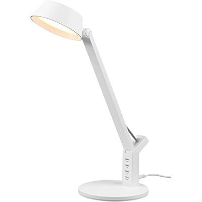 Trio Leuchten Ava 523090131 LED tafellamp kunststof wit mat met LED Trio Leuchten Ava 523090131 LED tafellamp kunststof wit mat met LED