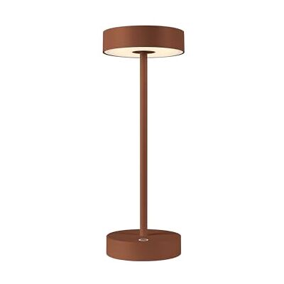 SLV Vinolina Draadloze led-tafellamp voor buiten, roest SLV Vinolina Draadloze led-tafellamp voor buiten, roest