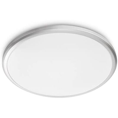 Philips Spray Badkamerverlichting Zilver Warmwit licht 12 W Spatwaterdicht Geïntegreerde LED-lamp Energiezuinig Philips Spray Badkamerverlichting Zilver Warmwit licht 12 W Spatwaterdicht Geïntegreerde LED-lamp Energiezuinig