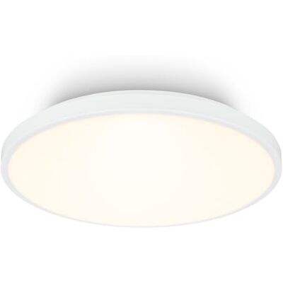 Briloner Led-plafondlamp met decoratief paneel, warm wit licht, 17,5 W, 2400 lm, woonkamer, slaapkamer, plafondlamp, 33 x 6 cm, wit Briloner Led-plafondlamp met decoratief paneel, warm wit licht, 17,5 W, 2400 lm, woonkamer, slaapkamer, plafondlamp, 33 x 6 cm, wit