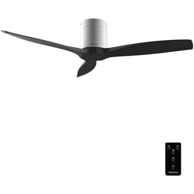 Cecotec EnergySilence Aero 5400 Classic Iron & Black Plafondventilator met afstandsbediening, 52 inch DC 40 W motor, 3 bladen, 6 snelheden, timer tot 8 uur, winter/zomermodus Cecotec EnergySilence Aero 5400 Classic Iron & Black Plafondventilator met afstandsbediening, 52 inch DC 40 W motor, 3 bladen, 6 snelheden, timer tot 8 uur, winter/zomermodus