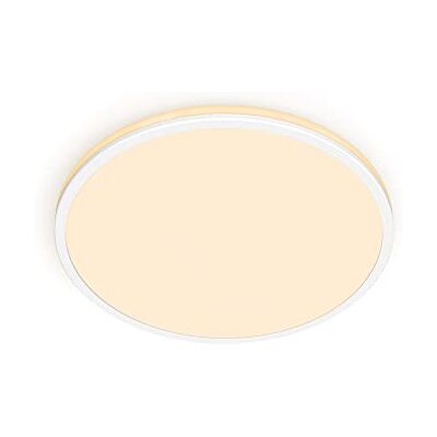 Philips Led-plafondlamp Ozziet, wit, 18 W, 27 K, 3 verschillende standen, twee lichtvlakken Philips Led-plafondlamp Ozziet, wit, 18 W, 27 K, 3 verschillende standen, twee lichtvlakken