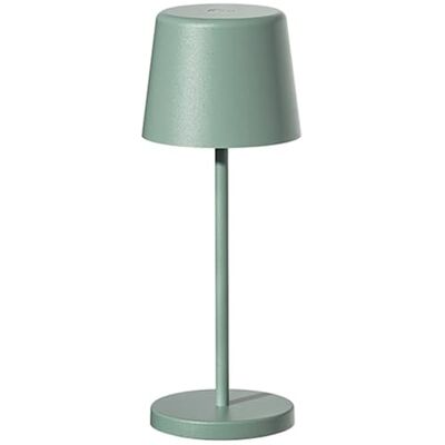 Lumisky mini touch tafellamp draadloos aluminium groen led mini olijf wit dimbaar H22cm Lumisky mini touch tafellamp draadloos aluminium groen led mini olijf wit dimbaar H22cm