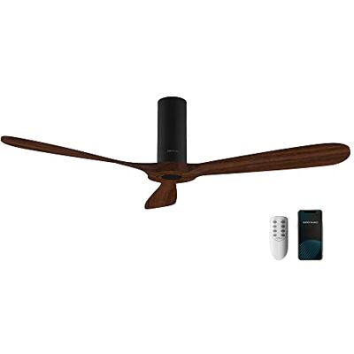 Cecotec EnergySilence Aero 5500 Black Aqua Connected Plafondventilator met afstandsbediening, 40 W, diameter 52 inch, 3 bladen, IP44-bescherming, winter-zomermodus, timer Cecotec EnergySilence Aero 5500 Black Aqua Connected Plafondventilator met afstandsbediening, 40 W, diameter 52 inch, 3 bladen, IP44-bescherming, winter-zomermodus, timer