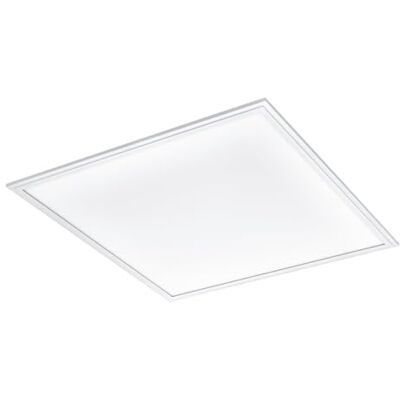 EGLO Salobrena led-paneel, vierkante plafondlamp, opbouwlamp voor kantoor, hal en keuken, kunststof en metaal, wit, neutraal wit, 60 x 60 cm EGLO Salobrena led-paneel, vierkante plafondlamp, opbouwlamp voor kantoor, hal en keuken, kunststof en metaal, wit, neutraal wit, 60 x 60 cm