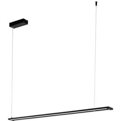 EGLO Amontillado Led-hanglamp, 2-lichts hanglamp, dimbaar, modern, minimalistisch, hanglamp van aluminium en staal, voor woonkamer en eettafel, in zwart en wit EGLO Amontillado Led-hanglamp, 2-lichts hanglamp, dimbaar, modern, minimalistisch, hanglamp van aluminium en staal, voor woonkamer en eettafel, in zwart en wit
