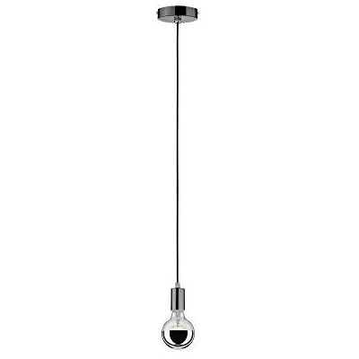 Paulmann Larus 79754 Hanglamp, metaal, IP44, 60 W, zwart/chroom Paulmann Larus 79754 Hanglamp, metaal, IP44, 60 W, zwart/chroom