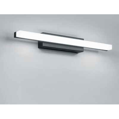 Yafido Spiegellamp voor badkamer, 40 cm, led, wandlamp, koudwit, 6000 K, 9 W, verlichting 800 lm, IP44, zwart, lamp, kast, badkamer, wastafel, 230 V, douche wastafel Yafido Spiegellamp voor badkamer, 40 cm, led, wandlamp, koudwit, 6000 K, 9 W, verlichting 800 lm, IP44, zwart, lamp, kast, badkamer, wastafel, 230 V, douche wastafel