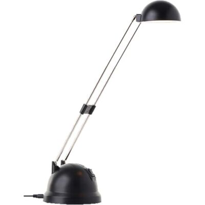 Brilliant Katrina led-tafellamp zwart 1 geïntegreerde led 5,7 W (SMD) (600 lm, 2700 K) schaal van A++ tot E draaibaar met tuimelschakelaar / kop Brilliant Katrina led-tafellamp zwart 1 geïntegreerde led 5,7 W (SMD) (600 lm, 2700 K) schaal van A++ tot E draaibaar met tuimelschakelaar / kop