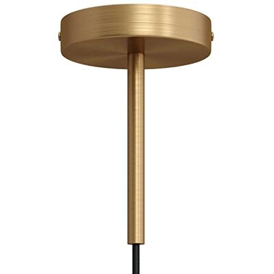 Creative Rozettenset van metaal, cilindrische rozet, 15 cm, gesatineerde bronzen kleur Creative Rozettenset van metaal, cilindrische rozet, 15 cm, gesatineerde bronzen kleur