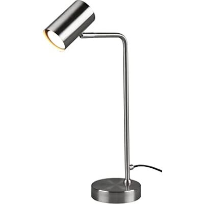 Trio Leuchten Marley 512400107 tafellamp metaal mat nikkel 1 lamp GU10 Trio Leuchten Marley 512400107 tafellamp metaal mat nikkel 1 lamp GU10