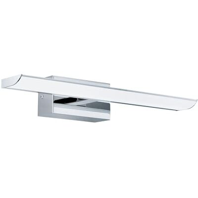 EGLO Tabiano Led-wandlamp, spiegellamp, led-wandlamp van verchroomd metaal en witte kunststof, badkamerlamp, neutraal wit, lengte 40,5 cm EGLO Tabiano Led-wandlamp, spiegellamp, led-wandlamp van verchroomd metaal en witte kunststof, badkamerlamp, neutraal wit, lengte 40,5 cm