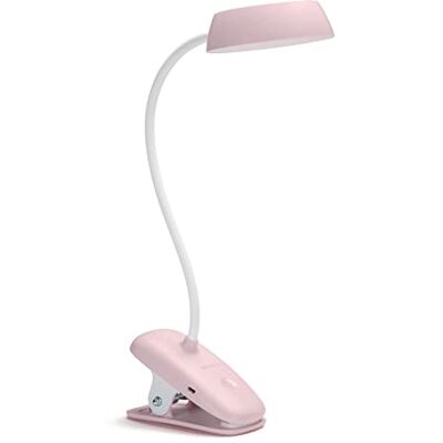 Philips Lighting, lampe de lecture à clipser, rose Philips Lighting, lampe de lecture à clipser, rose