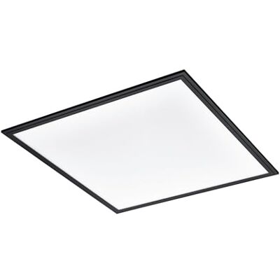 EGLO Salobrena 1 led-paneel, vierkante plafondlamp, opbouwlamp voor kantoor, hal en keuken, kunststof wit en zwart metaal, neutraal wit, 60 x 60 cm EGLO Salobrena 1 led-paneel, vierkante plafondlamp, opbouwlamp voor kantoor, hal en keuken, kunststof wit en zwart metaal, neutraal wit, 60 x 60 cm