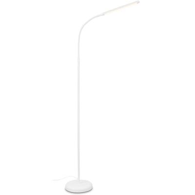 Briloner Dimbare led-vloerlamp voor woonkamerdecoratie en lezen, draaibare ledlamp, woonkamerlamp, aanraking, indirecte verlichting, wit Briloner Dimbare led-vloerlamp voor woonkamerdecoratie en lezen, draaibare ledlamp, woonkamerlamp, aanraking, indirecte verlichting, wit