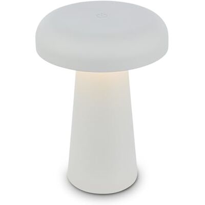 Briloner Oplaadbare led-tafellamp, traploze touch-dimmer, IP44, USB-C-oplaadkabel, verwisselbare batterij, nachtlampje, bedlampje, batterijlamp, 12 x 17 cm, lichtgrijs Briloner Oplaadbare led-tafellamp, traploze touch-dimmer, IP44, USB-C-oplaadkabel, verwisselbare batterij, nachtlampje, bedlampje, batterijlamp, 12 x 17 cm, lichtgrijs