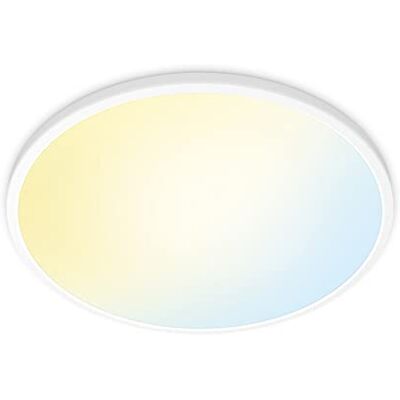 WiZ Plafondlamp SuperSlim Diameter: 43 cm Warm- tot Koelwit Licht Slimme Plafondlamp 22W Wit Wi-Fi WiZ Plafondlamp SuperSlim Diameter: 43 cm Warm- tot Koelwit Licht Slimme Plafondlamp 22W Wit Wi-Fi