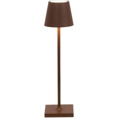 Zafferano Poldina Pro Micro led-tafellamp, draadloos, oplaadbaar, touch-lamp, dimbaar, voor binnen en buiten, IP65, temp. licht 2200-2700 3000 K , aluminium, hoogte 27,5 cm (corten) Zafferano Poldina Pro Micro led-tafellamp, draadloos, oplaadbaar, touch-lamp, dimbaar, voor binnen en buiten, IP65, temp. licht 2200-2700 3000 K , aluminium, hoogte 27,5 cm (corten)
