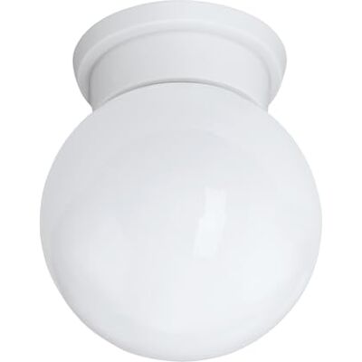 EGLO Plafondlamp Durelo, 1 lichtpunt, moderne plafondlamp van kunststof en glas, keukenlamp in wit, hallamp plafond met E27-fitting, 16 x 16 x 19,5 cm EGLO Plafondlamp Durelo, 1 lichtpunt, moderne plafondlamp van kunststof en glas, keukenlamp in wit, hallamp plafond met E27-fitting, 16 x 16 x 19,5 cm