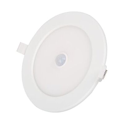 VoltShine E6 ronde led-inbouwlamp met 12 W sensor en wit licht. Ideaal voor het verlichten van energiebesparende ruimtes en een modern design in elke omgeving. VoltShine E6 ronde led-inbouwlamp met 12 W sensor en wit licht. Ideaal voor het verlichten van energiebesparende ruimtes en een modern design in elke omgeving.