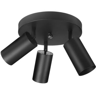 Maclean Plafondlamp, spot, mobiel, aluminium, 3xGU10, 55x100mm, mat zwart, MCE362 B Maclean Plafondlamp, spot, mobiel, aluminium, 3xGU10, 55x100mm, mat zwart, MCE362 B