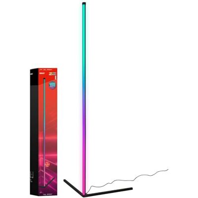 Briloner RGBIC Led-vloerlamp met afstandsbediening, Magic RGB led-lamp als speeldecoratie, sfeerverlichting met muzieksensor, dimbare led-lichtbalk, licht Briloner RGBIC Led-vloerlamp met afstandsbediening, Magic RGB led-lamp als speeldecoratie, sfeerverlichting met muzieksensor, dimbare led-lichtbalk, licht