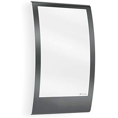 Steinel Buitenlamp L 22 antraciet, roestvrijstalen bekleding, buitenlamp max. 60 W, fitting E27, moderne wandlamp 069254 Steinel Buitenlamp L 22 antraciet, roestvrijstalen bekleding, buitenlamp max. 60 W, fitting E27, moderne wandlamp 069254