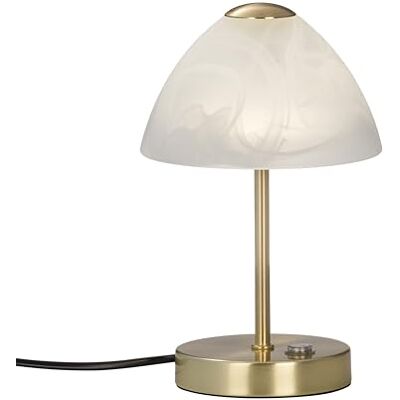 RL LIVE YOUR LIGHT Reality Leuchten Queen A+ R52021108 ingebouwde tafellamp, 2,5 W, messing, mat, 15 x 15 x 24 cm RL LIVE YOUR LIGHT Reality Leuchten Queen A+ R52021108 ingebouwde tafellamp, 2,5 W, messing, mat, 15 x 15 x 24 cm